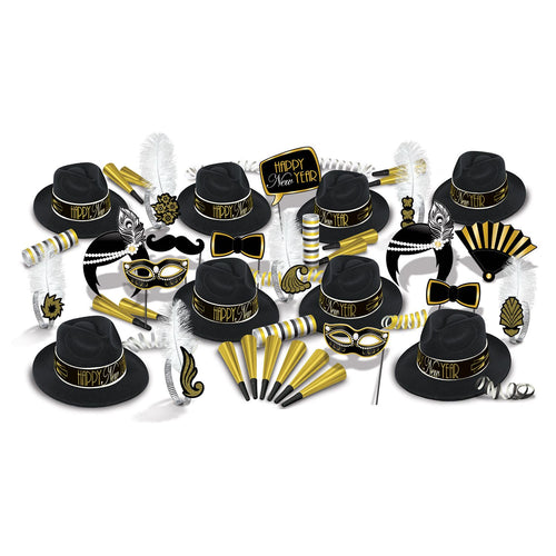 Beistle The Great 1920's New Year Asst for 50 - New Years | Party Supply