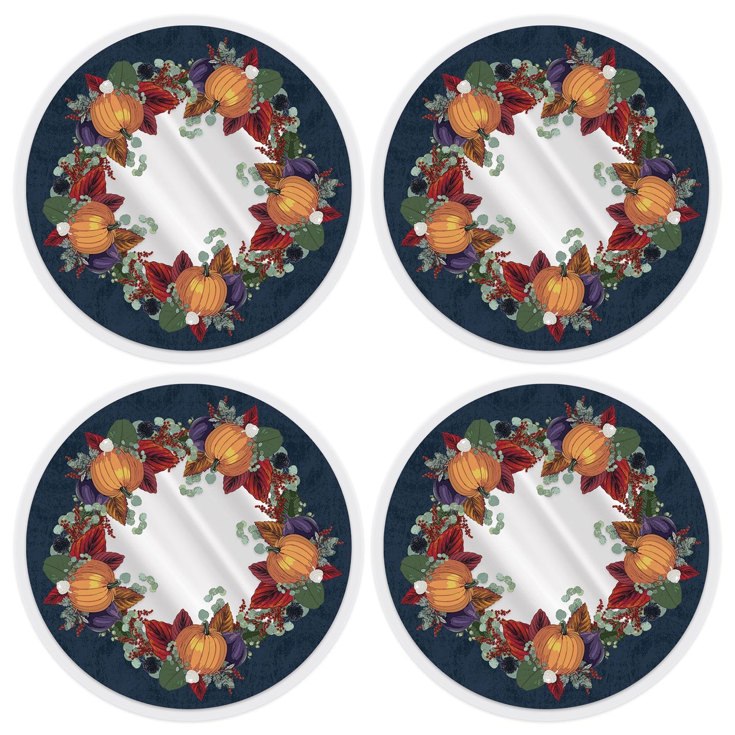 Beistle Plastic Fall Thanksgiving Placemats - Party Supply Thanksgiving / Fall