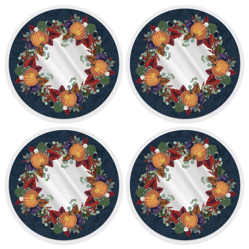 Beistle Plastic Fall Thanksgiving Placemats - Party Supply Thanksgiving / Fall