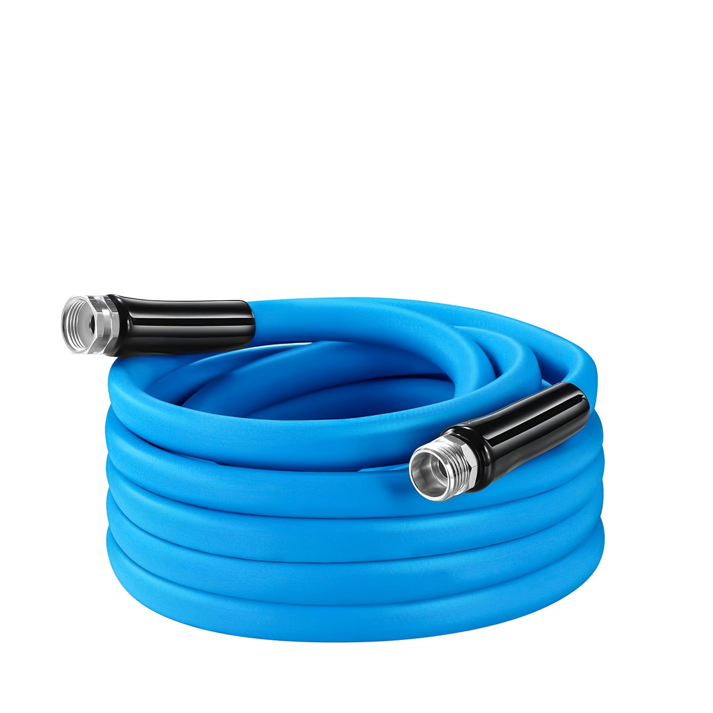 25FT/50FT 5/8" Non-Expanding Flexible Garden Hose Heavy Duty PVC Water Hose