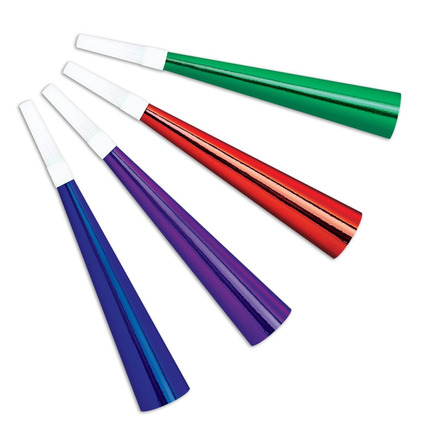 Beistle Assorted Foil Party Horns - General Occasion | Party Supply