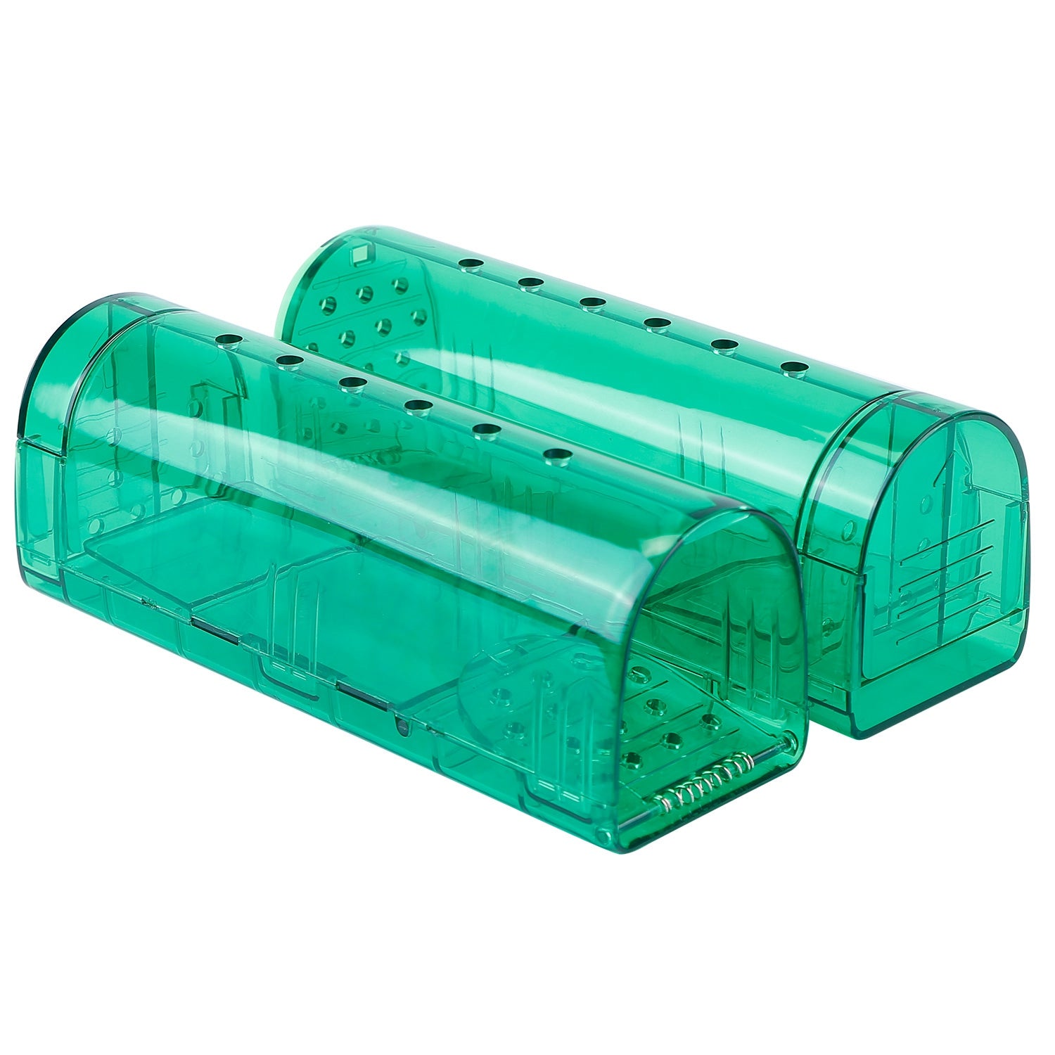 2Pcs Reusable Humane Mouse Trap Live Catch And Release Mouse Cage Animal Pest
