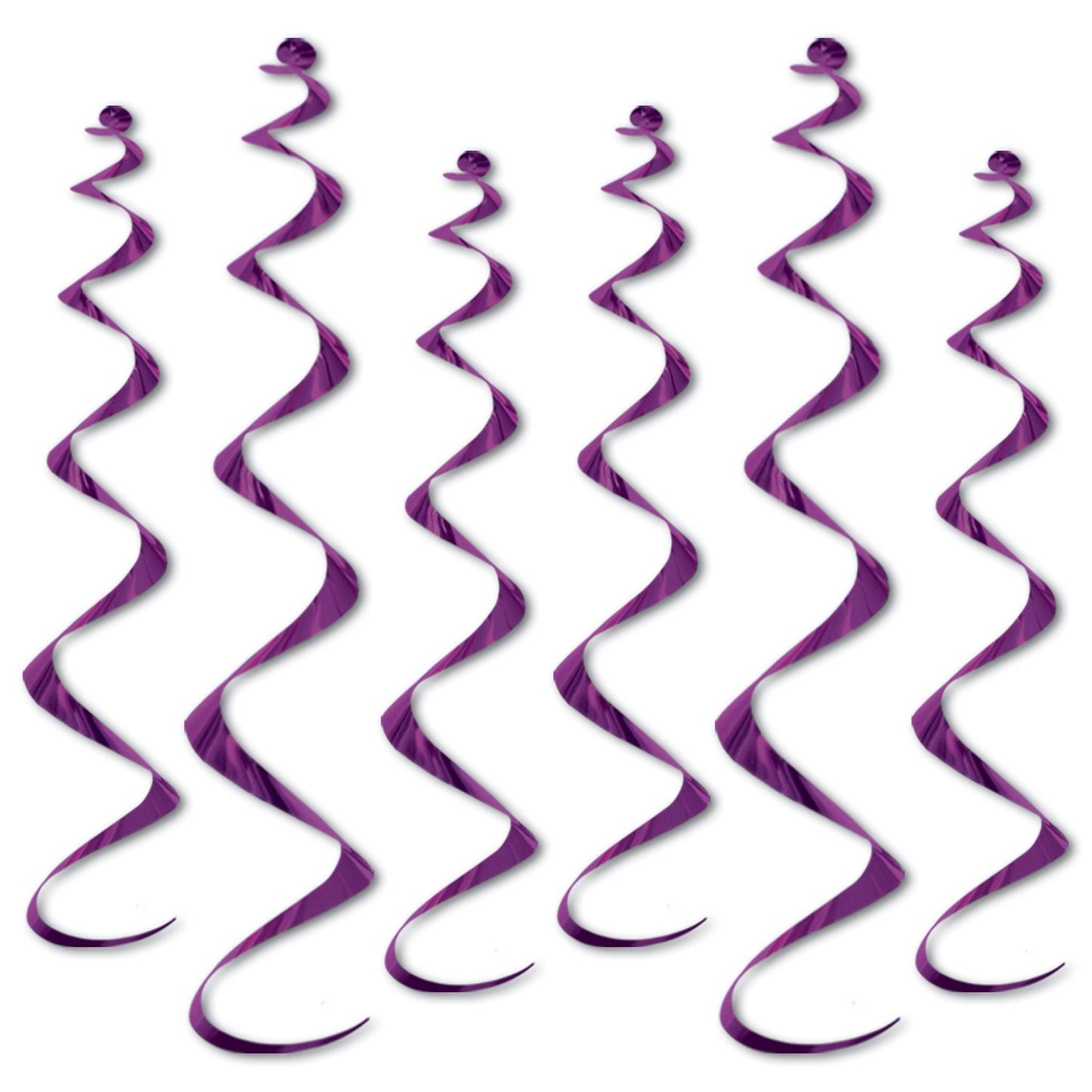 Beistle Twirly Whirly - Purple - General Occasion | Party Supply | Decoration