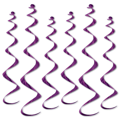 Beistle Twirly Whirly - Purple - General Occasion | Party Supply | Decoration