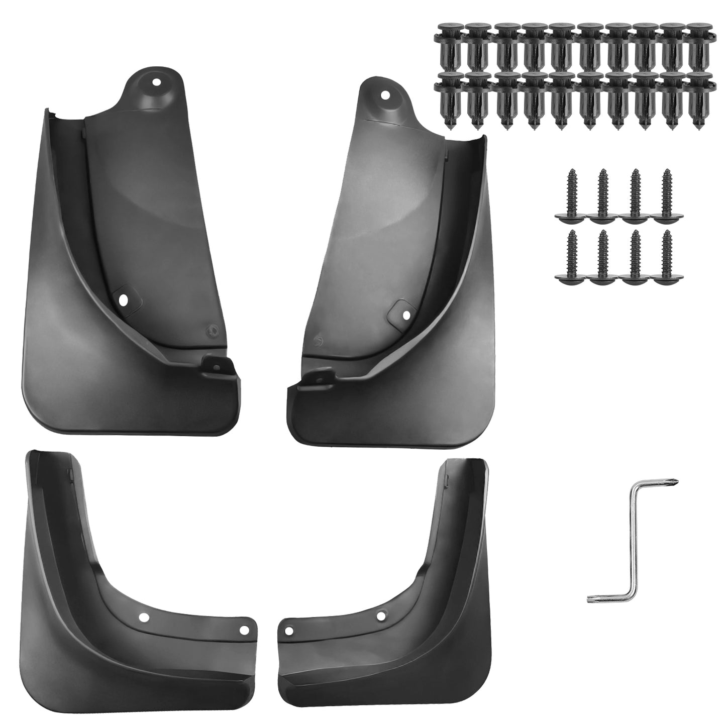Mud Flaps Splash Guards Replacement No Drilling Splash Guards Fenders Vehicle