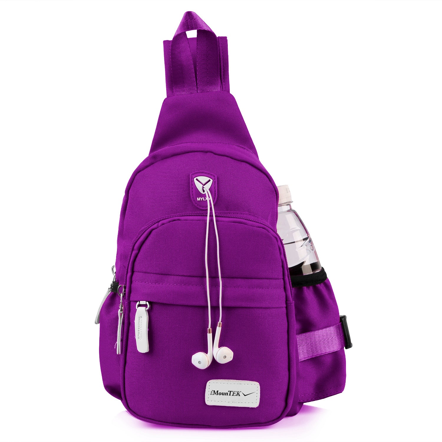 Unisex Sling Backpack Nylon Chest Shoulder Crossbody Bag Travel Sports Cycle
