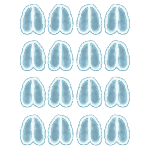 Beistle Reindeer Footprints Peel 'N Place - Christmas/Winter | Party Supply