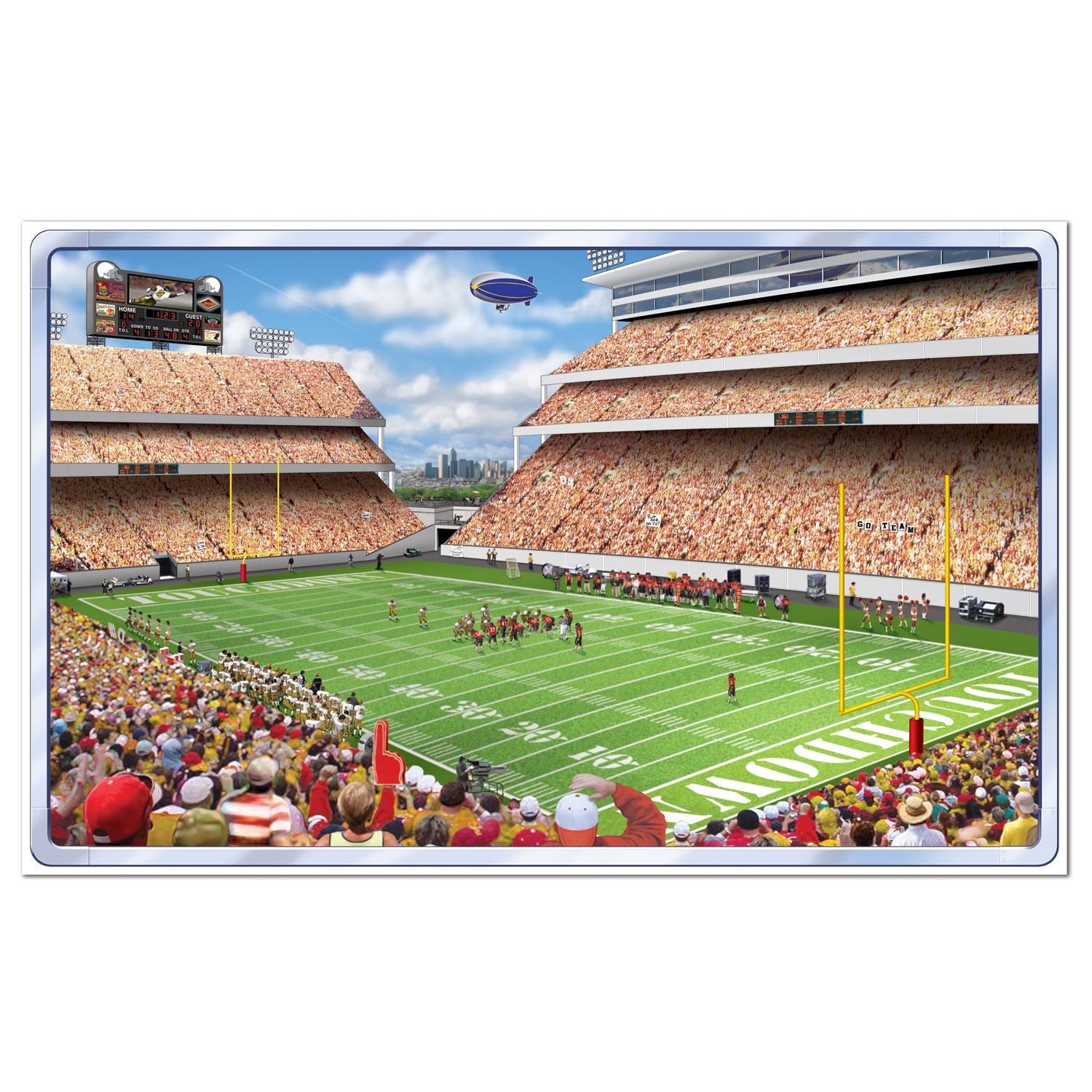Beistle Owner's Box Insta-View - Football | Party Supply | Decoration