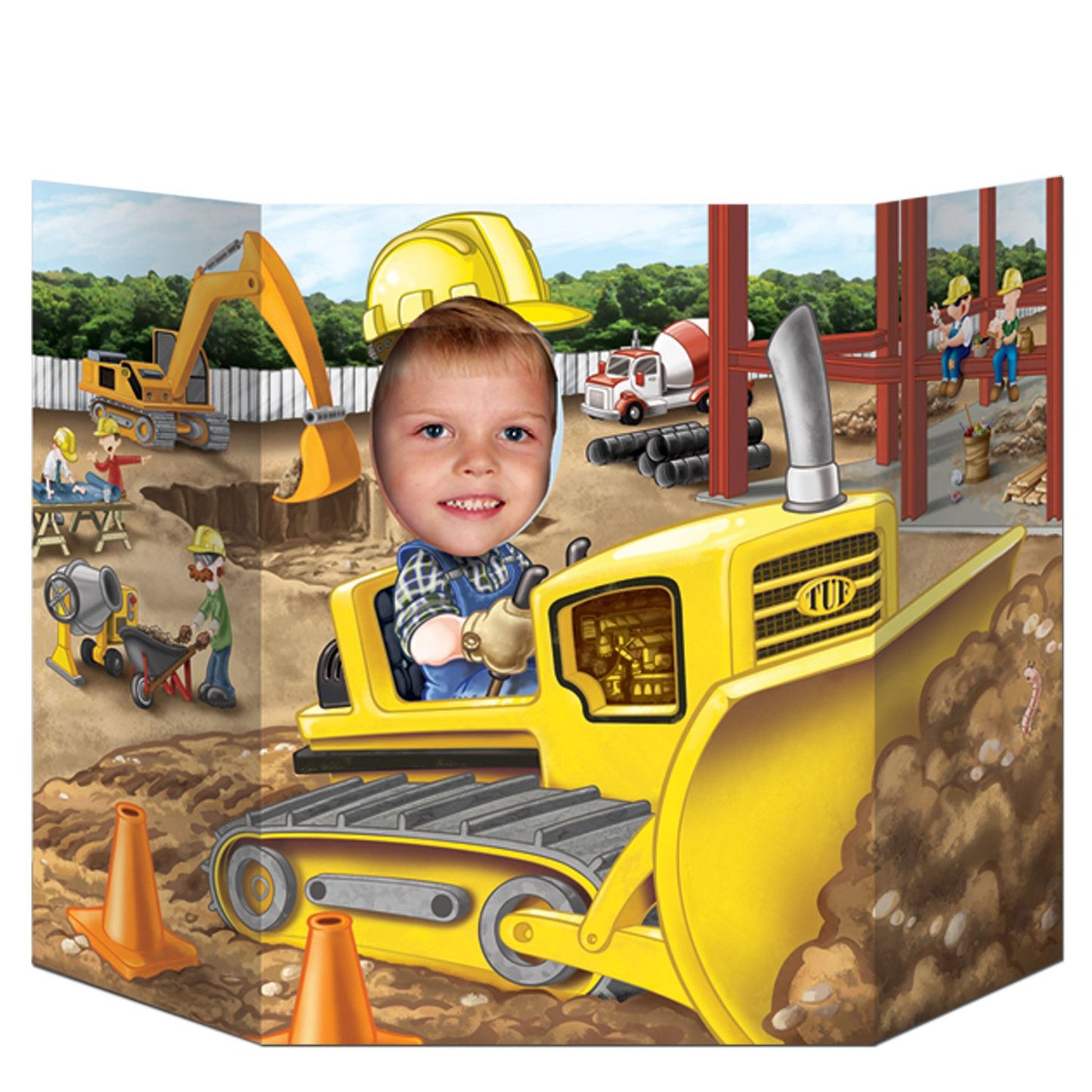Beistle Construction Photo Prop | Party Supply | Decoration