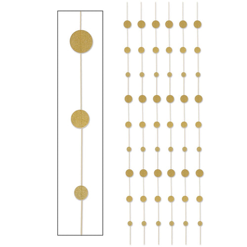 Glittered Dot Stringers