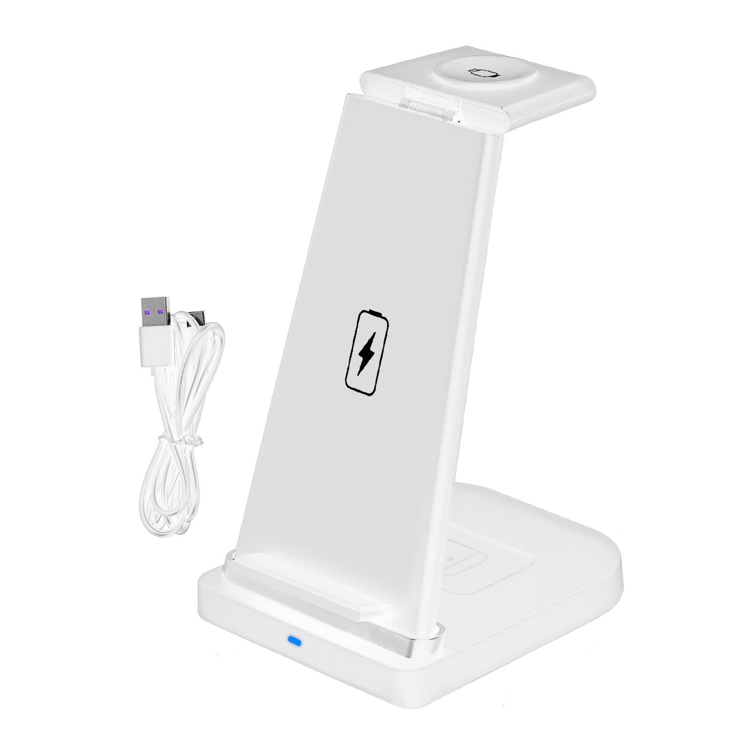3-in-1 Wireless Qi Enabled Charger Dock 15W Fast Charging Station For iPhone