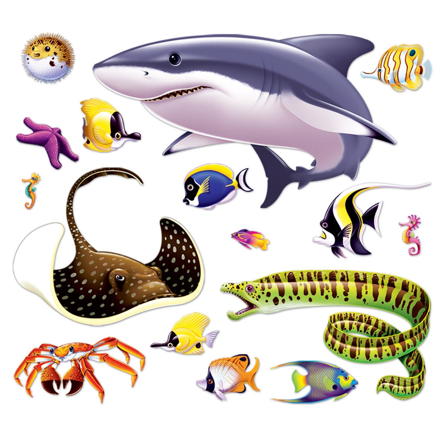 Beistle Marine Life Props - Under The Sea | Party Supply | Decoration