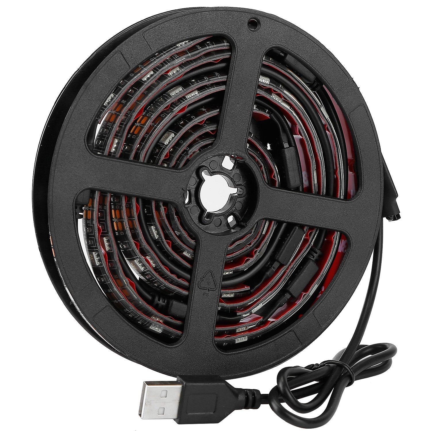 TV LED Backlight Strip 6.56ft Waterproof RGB Strip Light USB Monitor Lighting