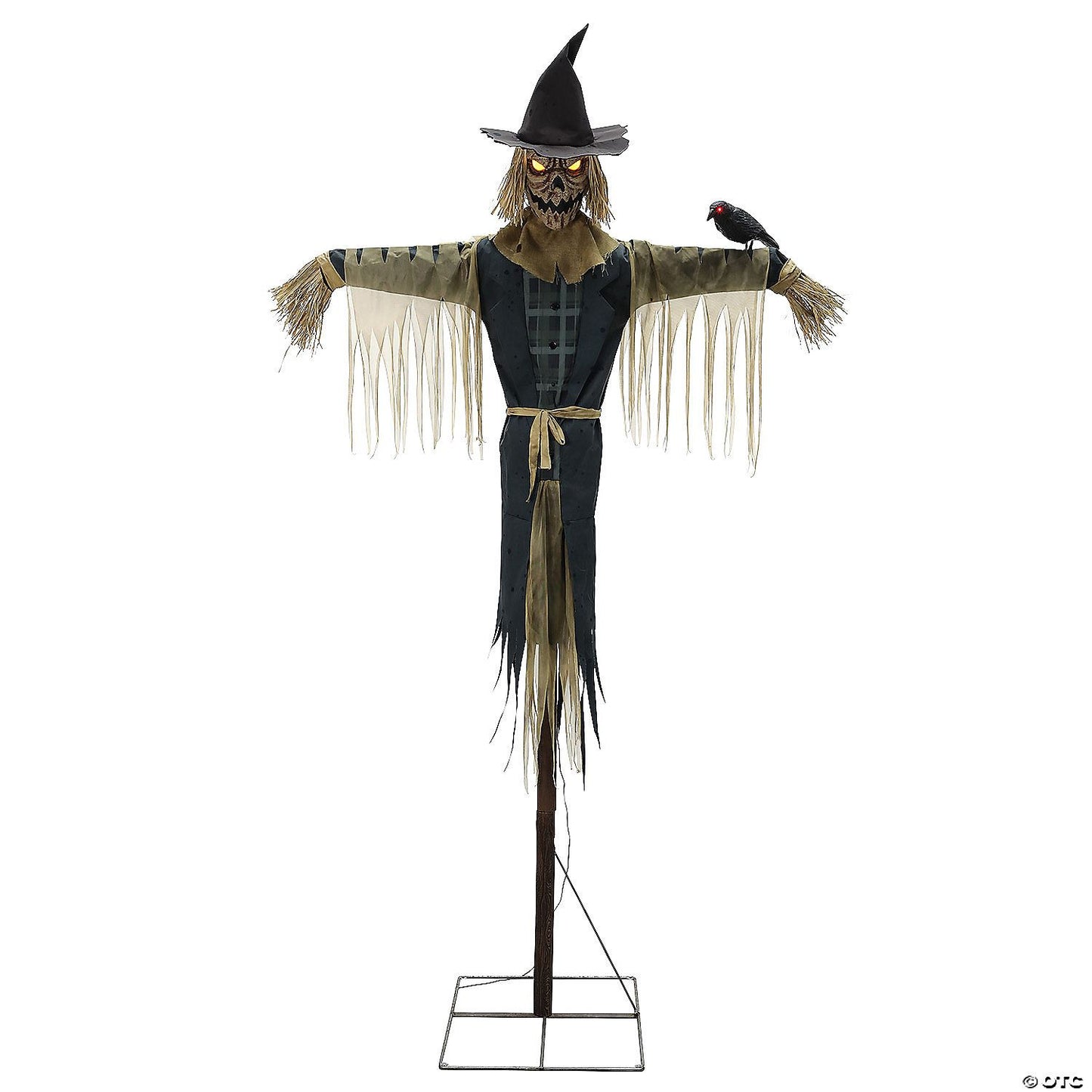 96" Staked Scarecrow Animated Halloween Prop | Halloween Decoration