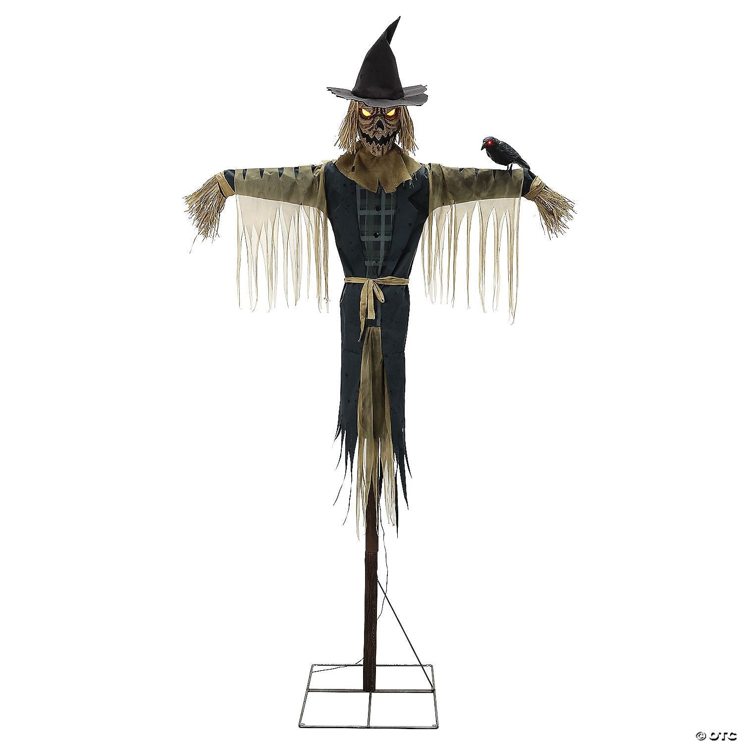 96" Staked Scarecrow Animated Halloween Prop | Halloween Decoration