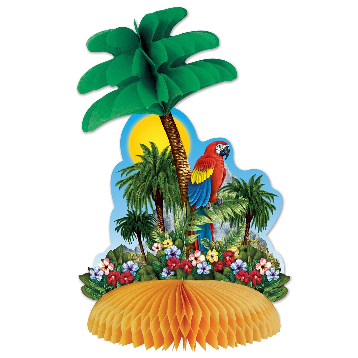 Beistle Tropical Island Centerpiece - Luau | Party Supply | Decoration