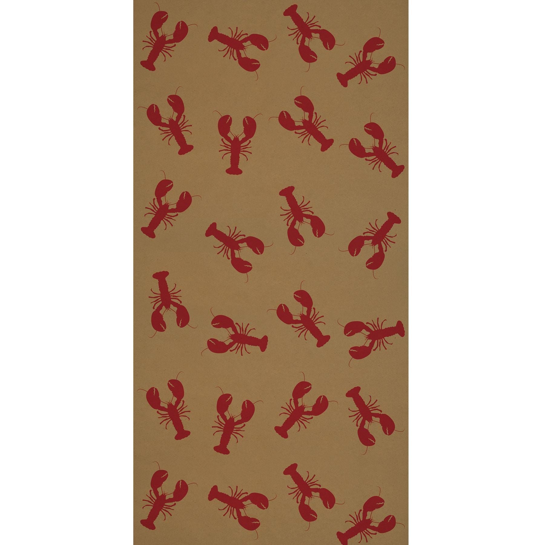 Beistle Lobster Kraft Paper Table Roll - Party Supply Decoration for Luau