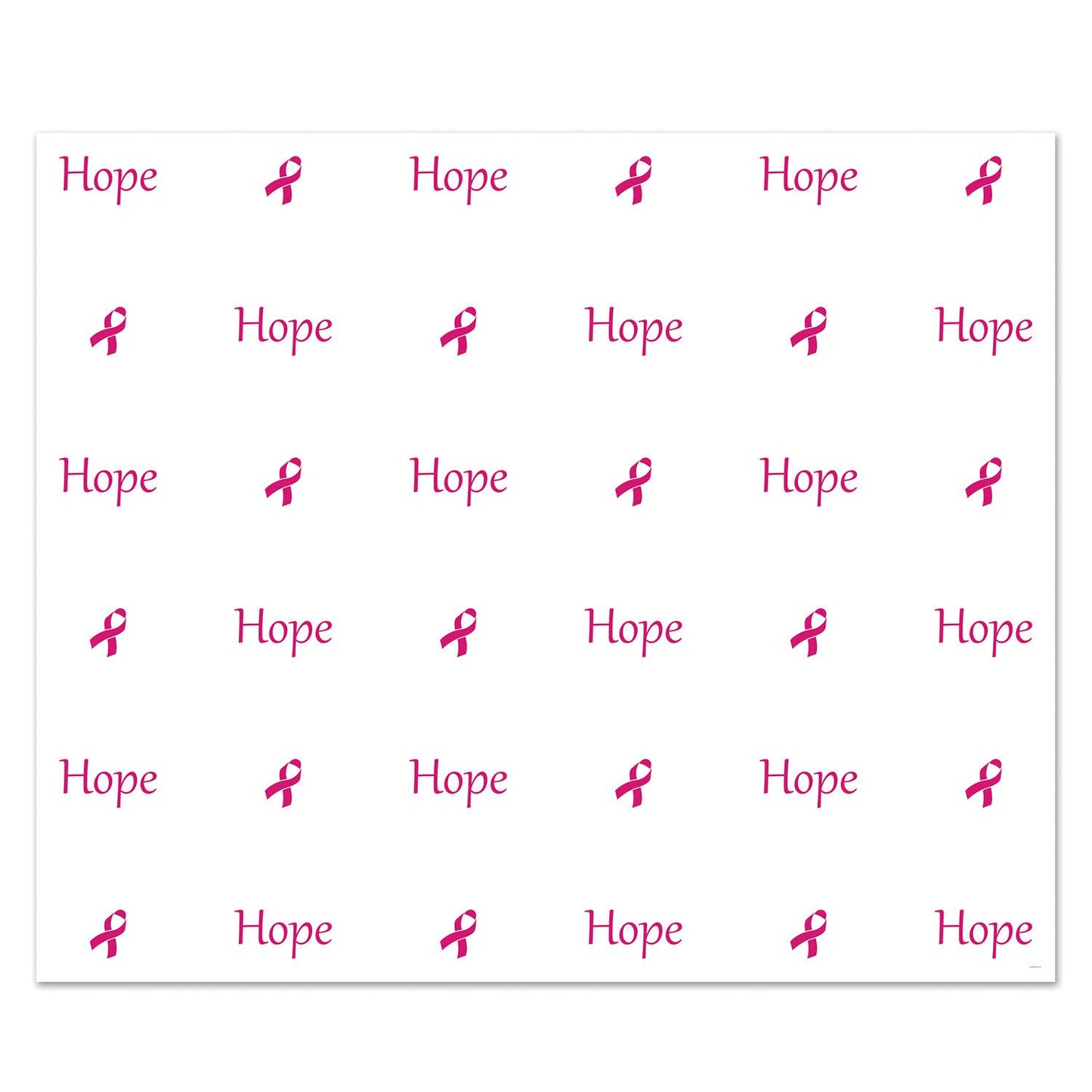 Beistle Hope Insta-Mural - Pink Ribbon | Party Supply | Decoration