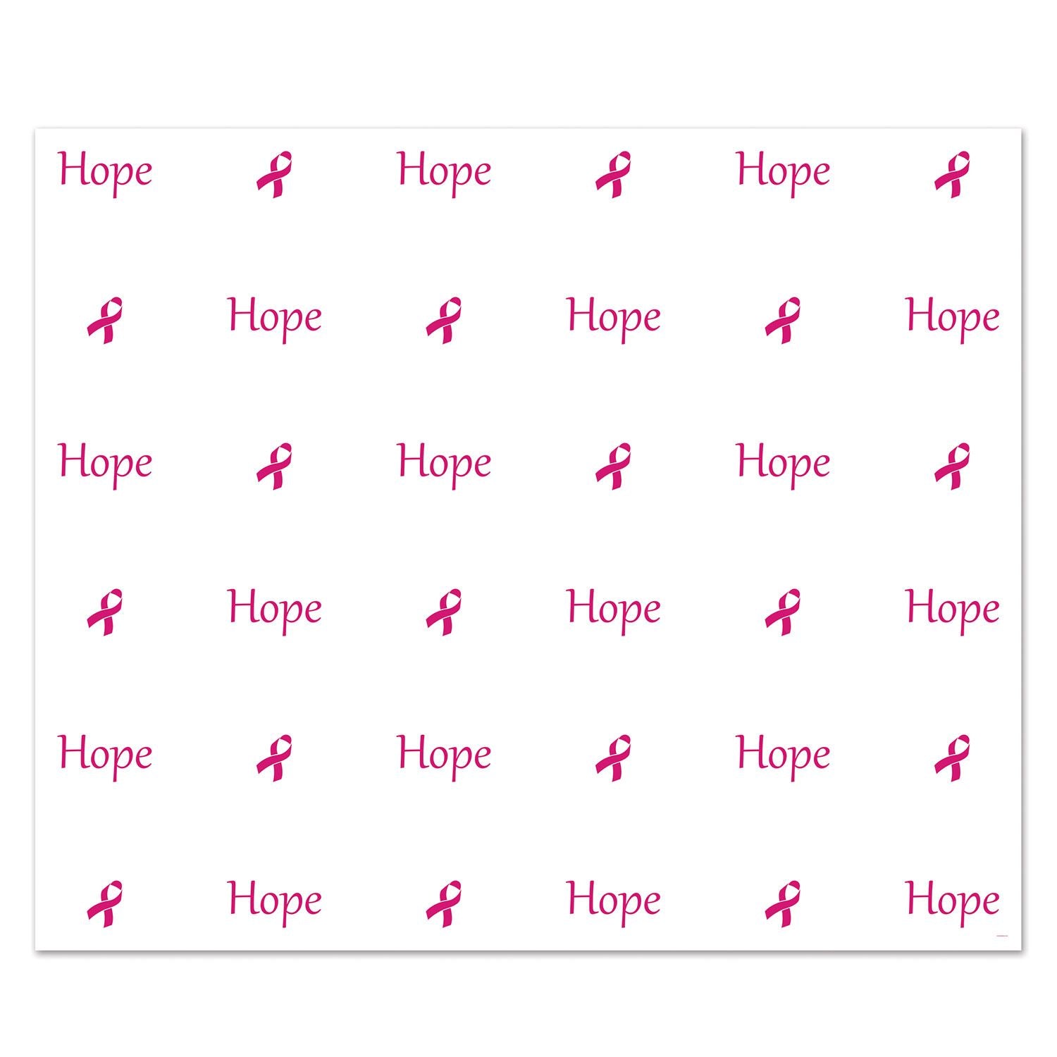 Beistle Hope Insta-Mural - Pink Ribbon | Party Supply | Decoration