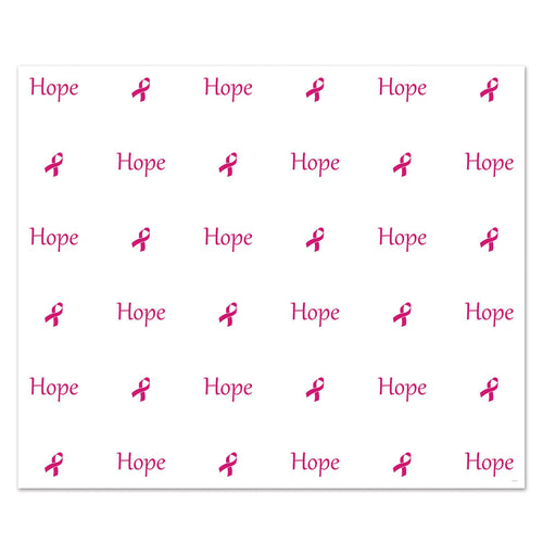Beistle Hope Insta-Mural - Pink Ribbon | Party Supply | Decoration