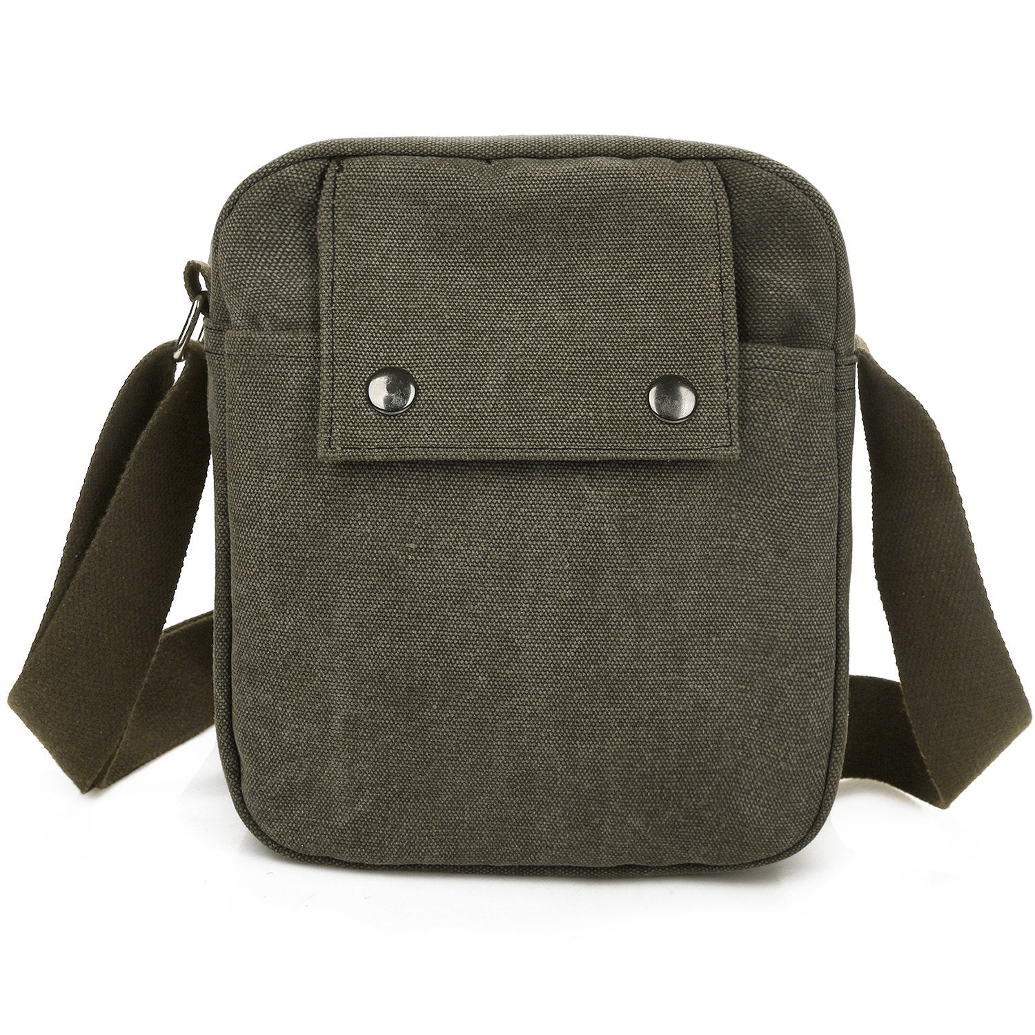 Unisex Crossbody Bags Canvas Phone Tablet PC Shoulder Bag Credit Card Key
