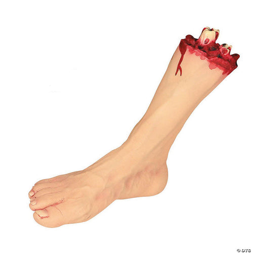 11 Severed Plastic Foot Halloween Tabletop Decoration