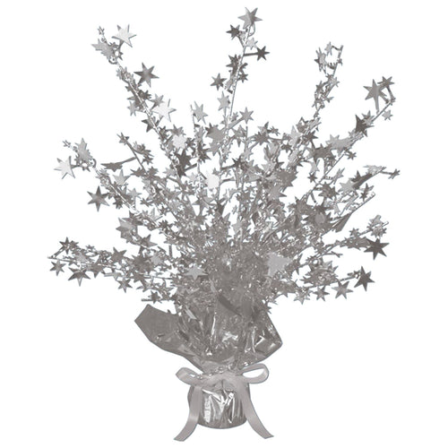 Beistle Silver Star Gleam N Burst Centerpiece - General Occasion | Party