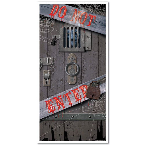 Beistle Haunted Halloween Door Cover | Party Supply | Decoration