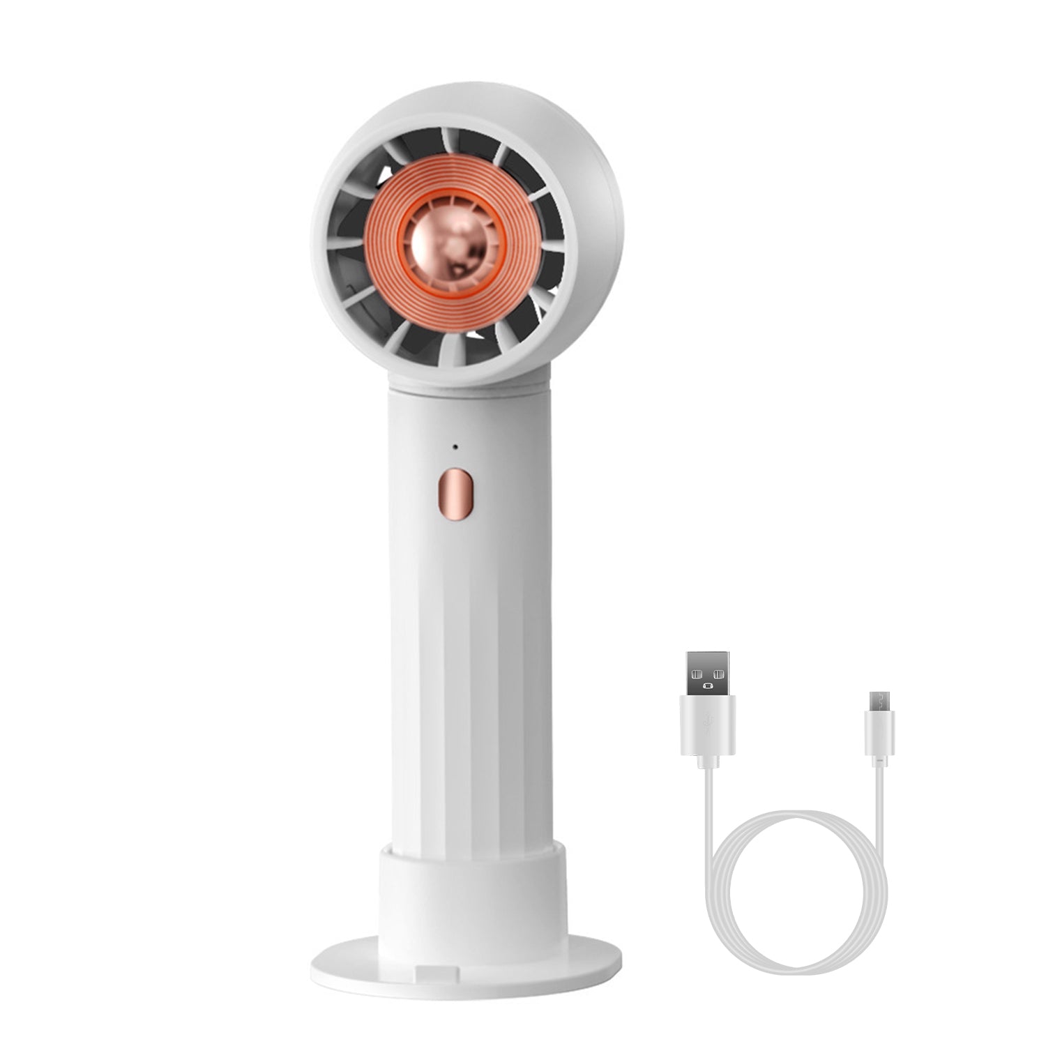 Portable Handheld Fan Rechargeable Pocket Personal Fan Quiet Desk Phone Hol 7565