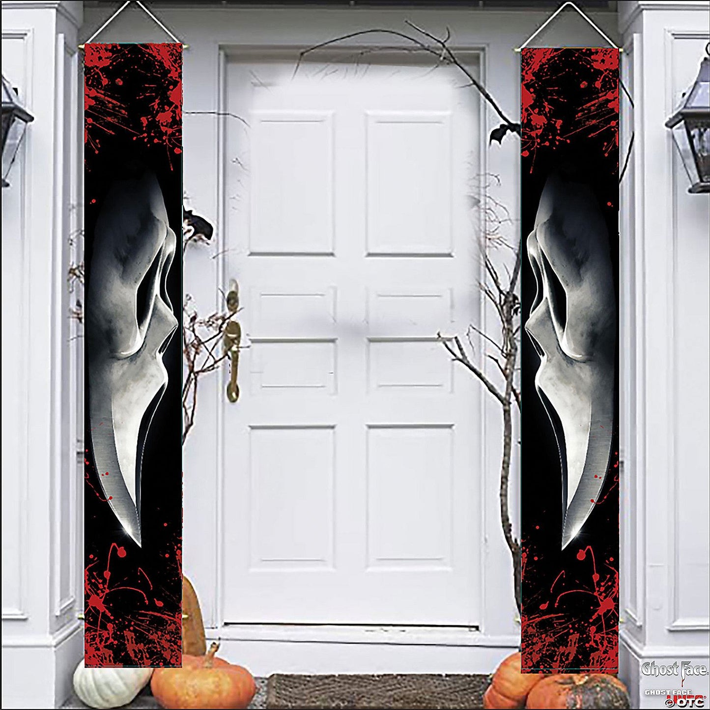 72" Ghost Face Door Banners | Halloween Decoration