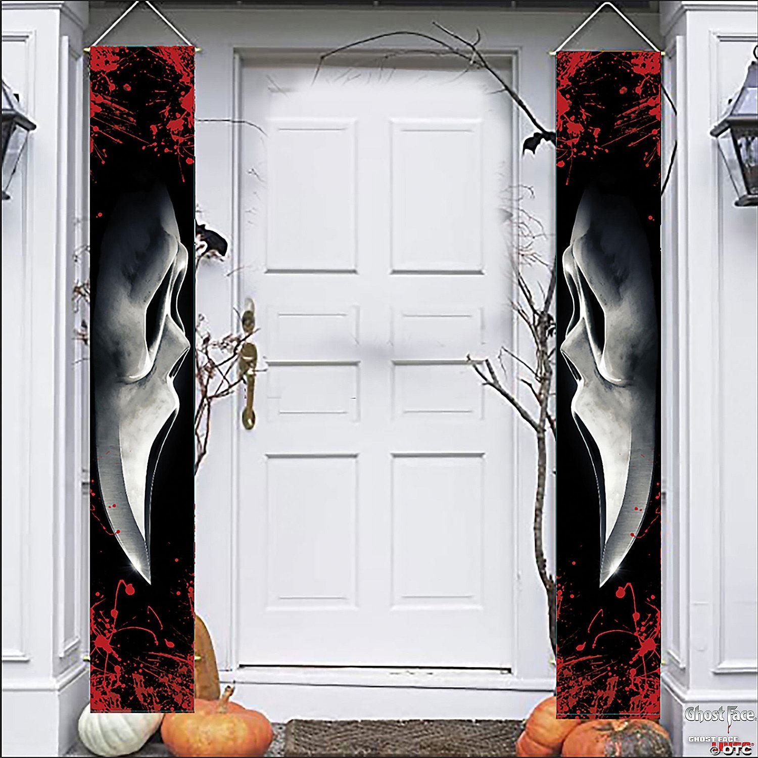 72" Ghost Face Door Banners | Halloween Decoration