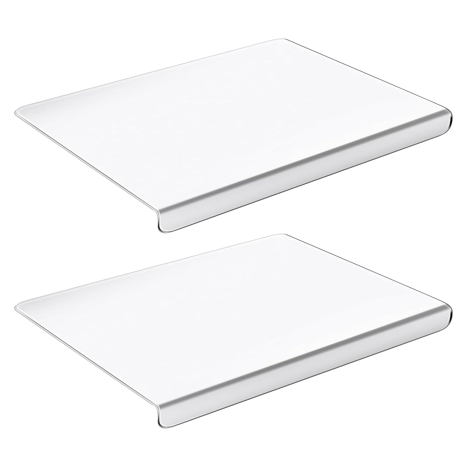 Clear Acrylic Kitchen Cutting Board with Counter Lip 17.71x15.74IN Non-Slip