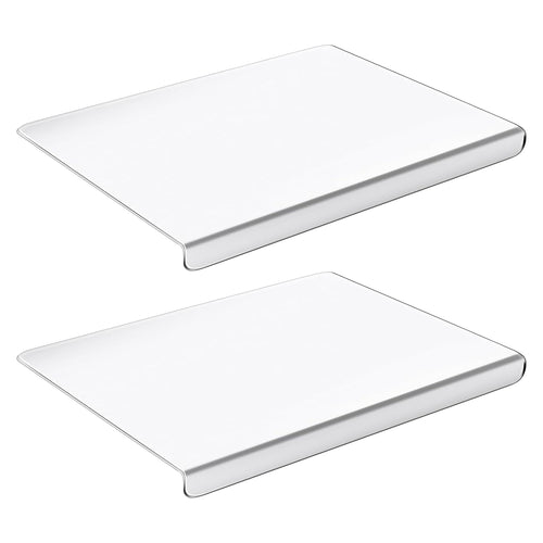 Clear Acrylic Kitchen Cutting Board with Counter Lip 17.71x15.74IN Non-Slip