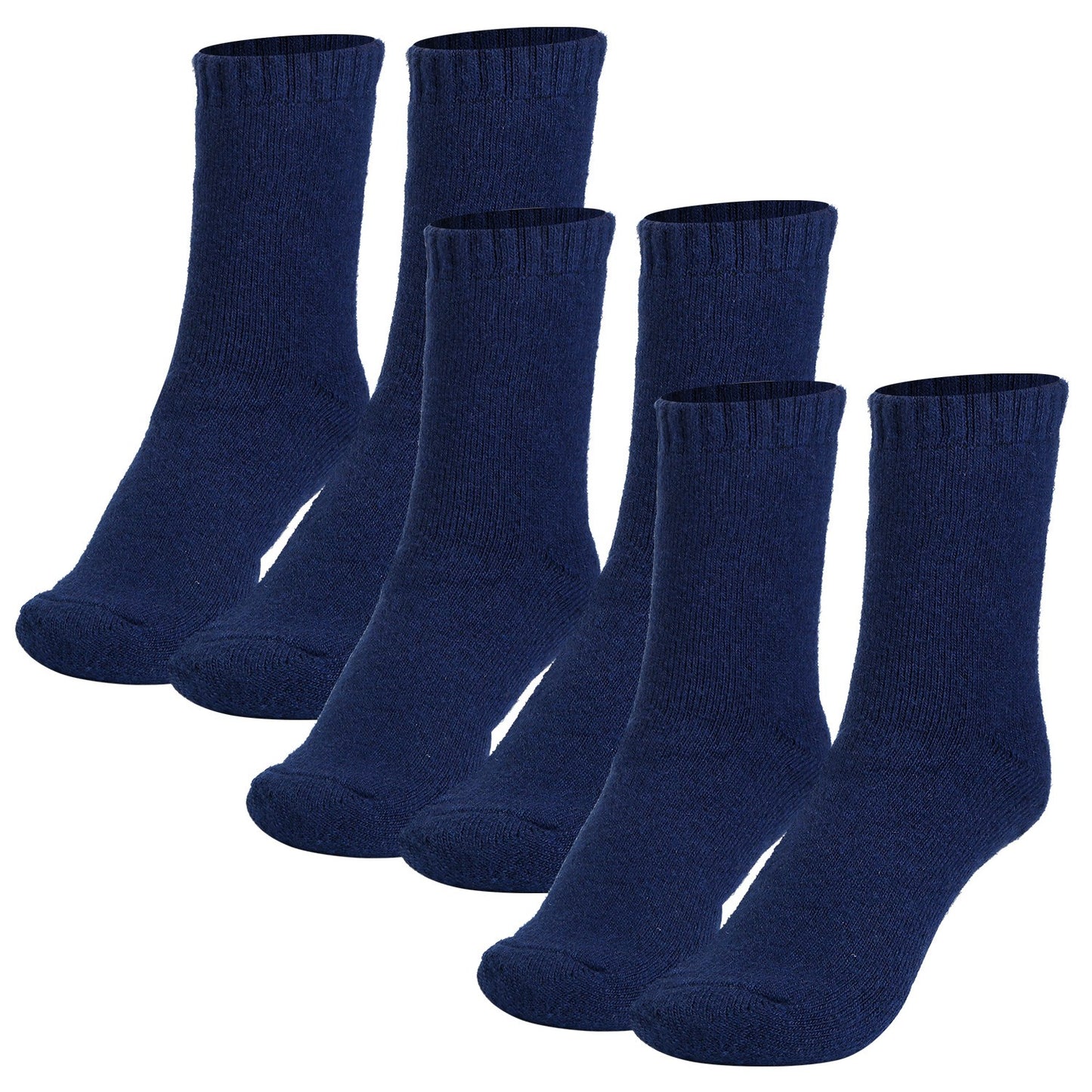 3 Pairs Men Warm Wool Socks Soft Cozy Winter Thermal Socks For Men Thick