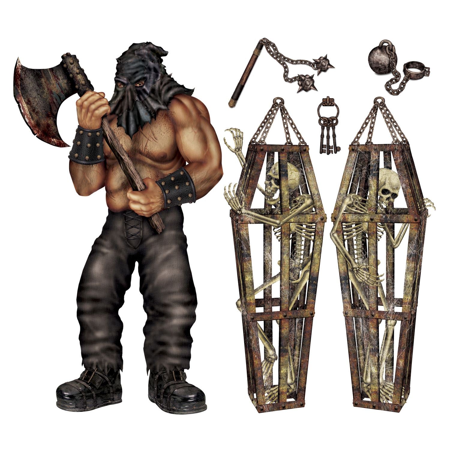 Beistle Executioner & Skeleton Props - Halloween | Party Supply | Decoration
