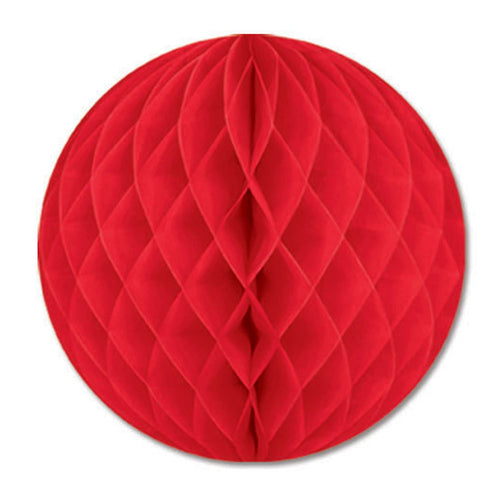Beistle Red Art-Tissue Ball - General Occasion | Party Supply | Decoration