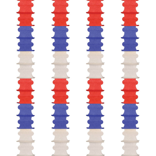 Beistle Ceiling Drops - Red, White, Blue - Party Supply Decoration for Patriotic