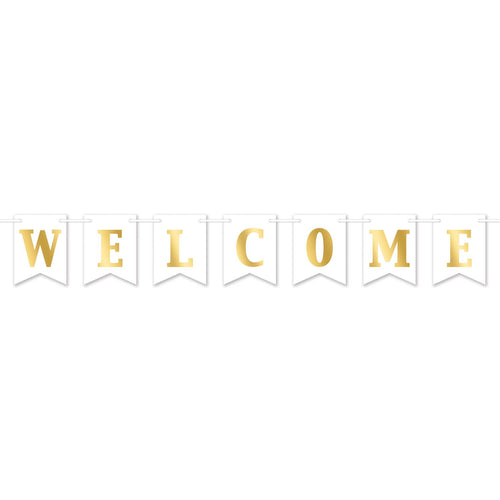 Beistle Foil Welcome Streamer - General Occasion | Party Supply | Decoration