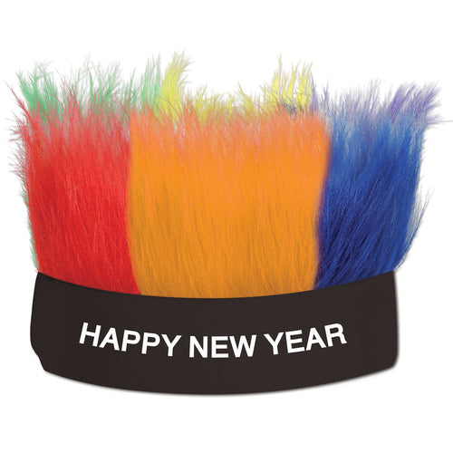 Beistle Happy New Year Hairy Headband - New Years | Party Supply | Decoration