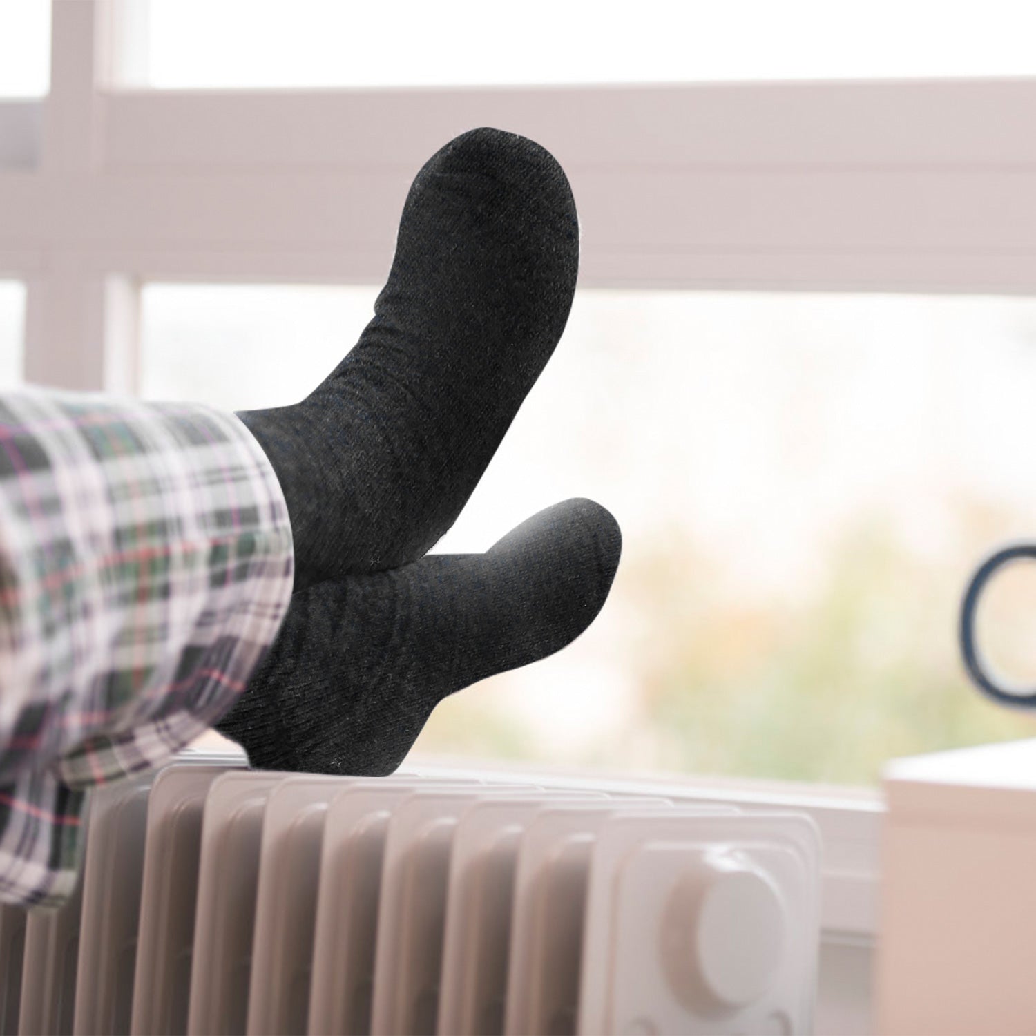 3 Pairs Men Warm Wool Socks Soft Cozy Winter Thermal Socks For Men Thick