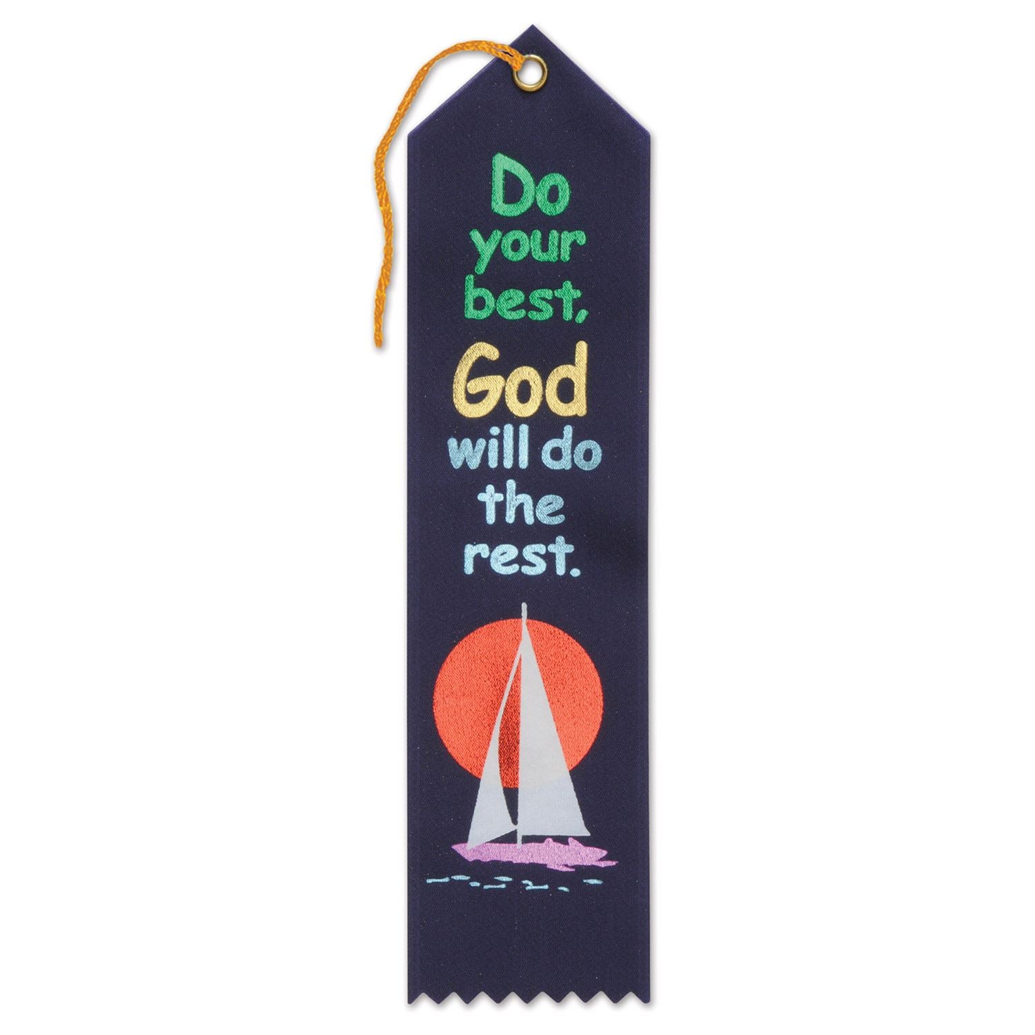 Beistle Do Your Best God Will Do The Rest Ribbon - Religious | Party Supply