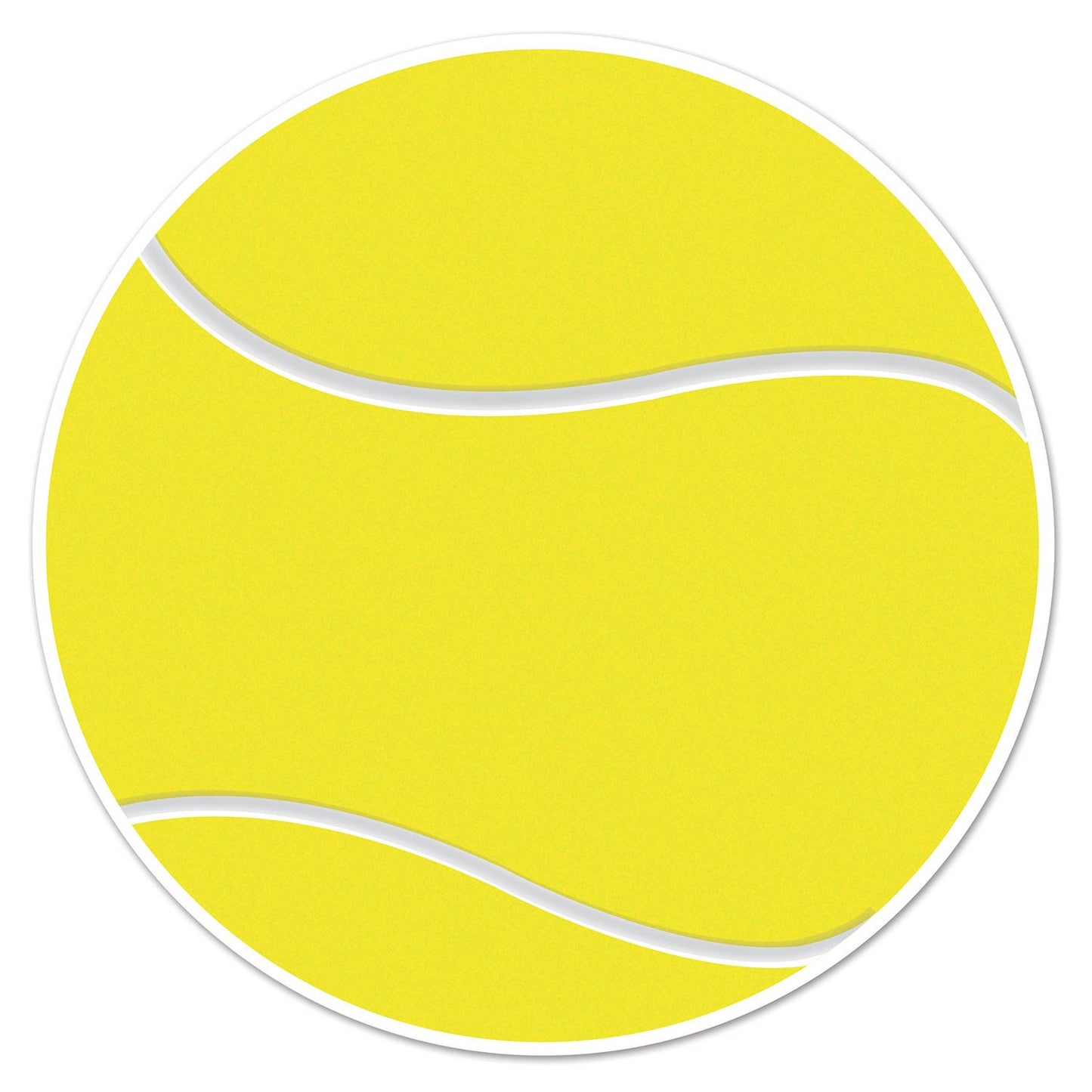 Beistle Tennis Ball Cutout | Party Supply | Decoration