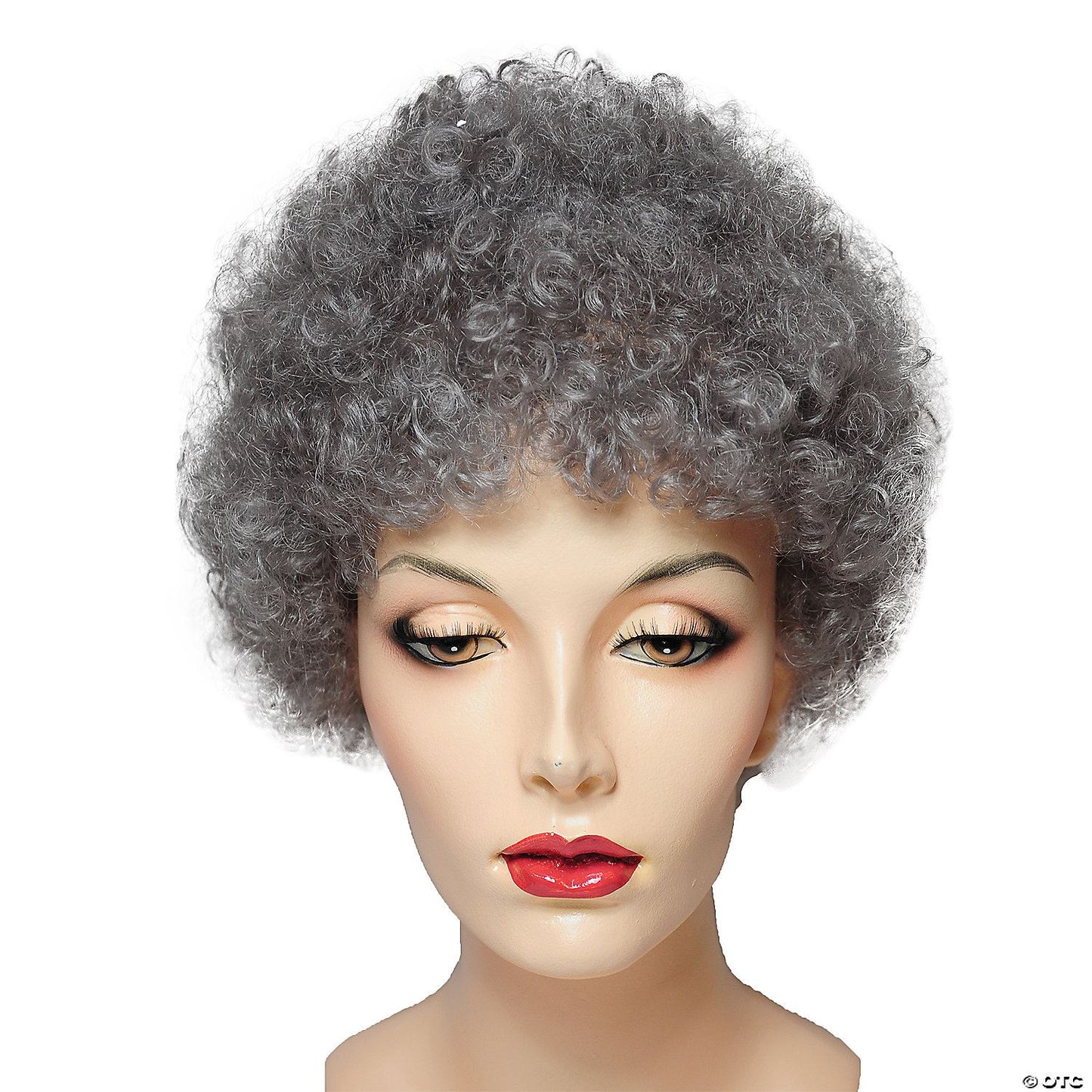 Adults Bargain Afro Wig | Gray-Light