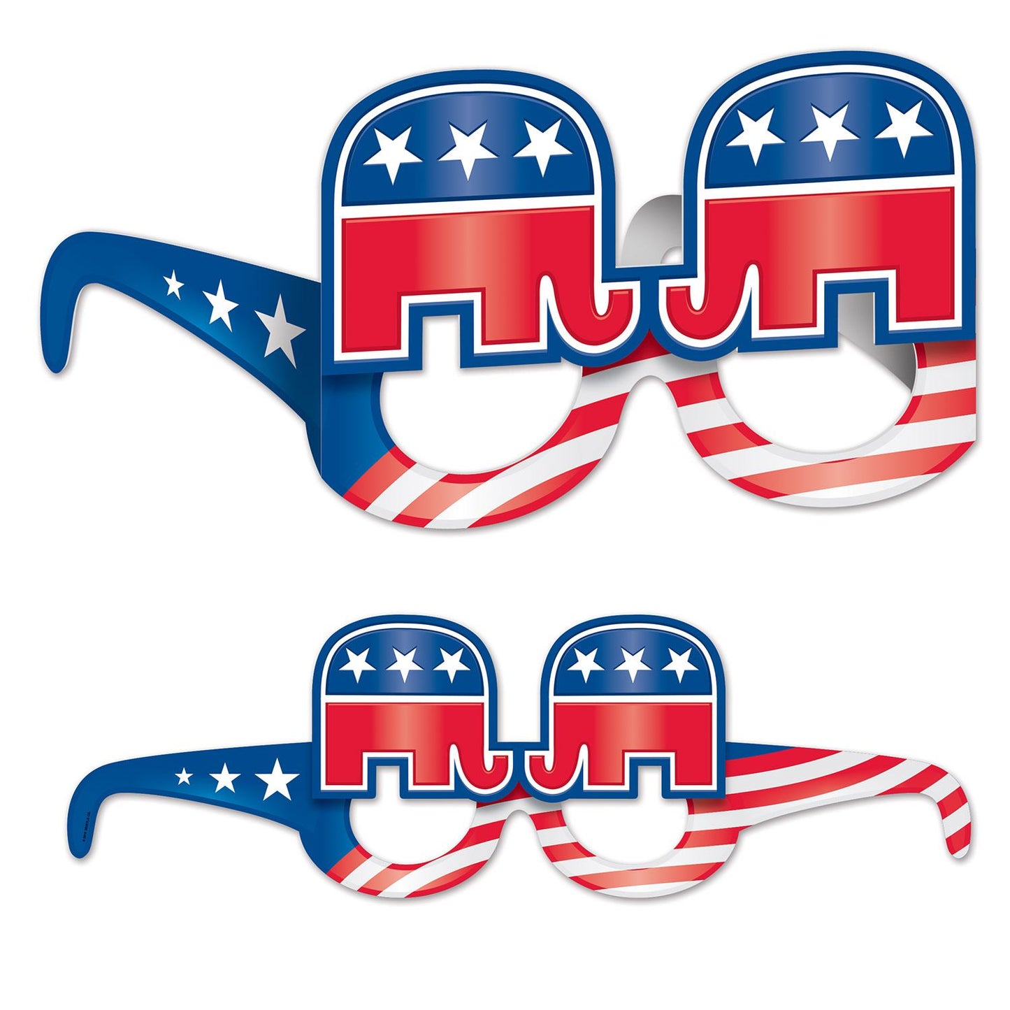 Beistle Republican Eyeglasses - Patriotic | Party Supply | Decoration