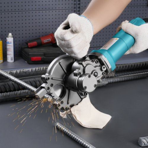 1100W Electric Rebar Cutter Cutting up to 3/2In 4-40mm