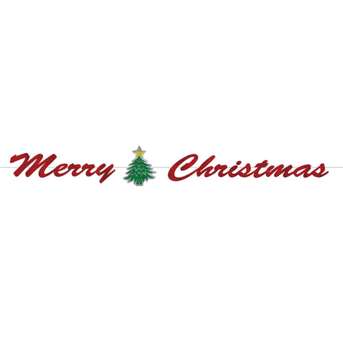 Beistle Merry Christmas Streamer - Christmas/Winter | Party Supply