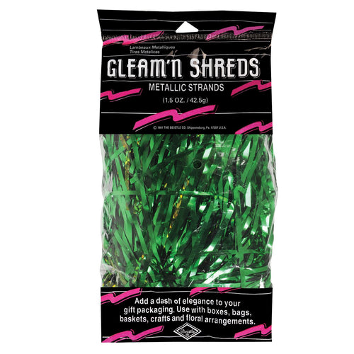 Beistle Green Gleam N Shreds - General Occasion | Party Supply | Decoration