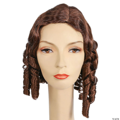 Womens 1840 Wig-Brown/Red
