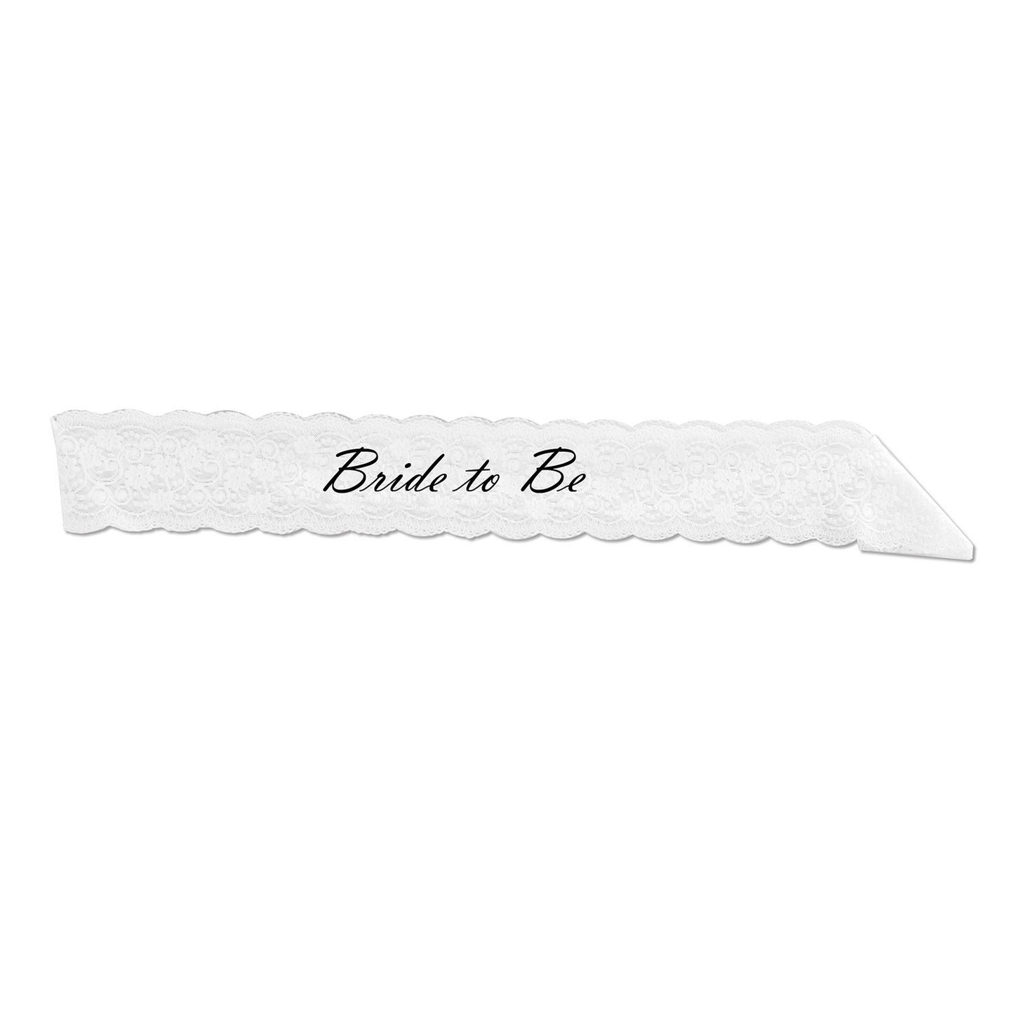 Beistle Bride To Be Lace Sash - Wedding | Party Supply | Decoration