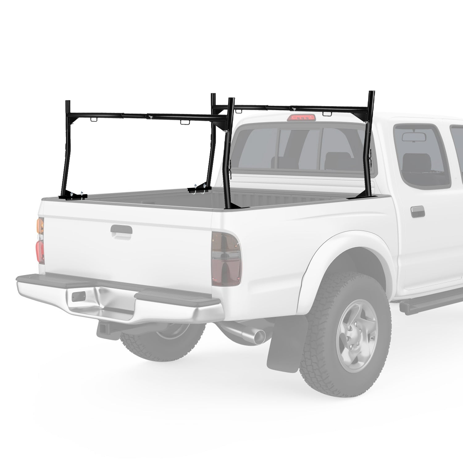 1Pair Extendable Truck Ladder Rack Non-Drilling Pick-up Truck Bed Utility Rack